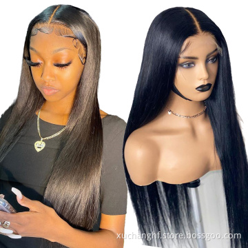 Top Quality Hd Transparent Lace Front Wig,Lace Front Wig Virgin 10a 24 Inch,13x4 Lace Frontal Lace Wig